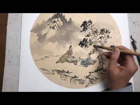 画这样的国画小品很有古味中国书画教学Chinese painting video