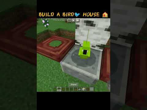 build bird 🕊️ house 🏡 in Minecraft 😱 #shortvideo #shorts #viral #minecraft #minecraftshorts