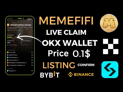 Memefi Okx Wallet Live Claim Proces || Memefi Token Receive Okx Wallet