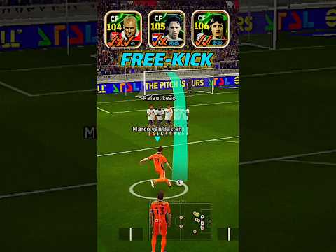 Epic Van Basten Vs Bergkamp Vs Cruyff, Freekick,Volly & Stunning Shot Challenge 😱🔥 #efootball2024