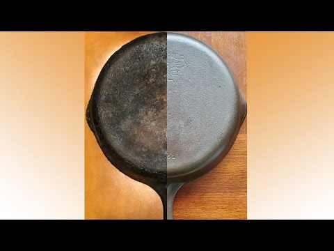 How To Strip Cast Iron Skillet Using Easy-Off Oven Cleaner