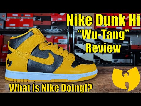 Nike Dunk Hi PRM "Wu-Tang" Review - It Has BEGUN!!!!