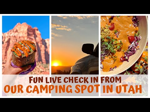 Just a fun quick live from our camping spot in Utah!