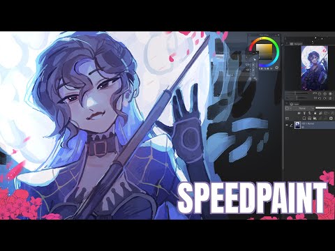 My wife 🛐|| Speedpaint [  CLIP STUDIO PAINT]