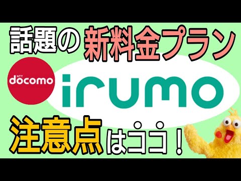 話題のドコモ新料金プラン！irumo10個の注意点