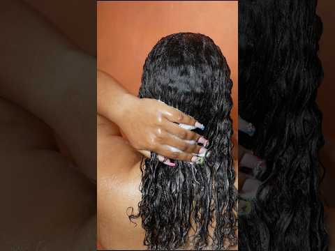 How to:Natural Hair wash day routine growth #haircareroutine #shorts #haircare #fyp #organicproducts