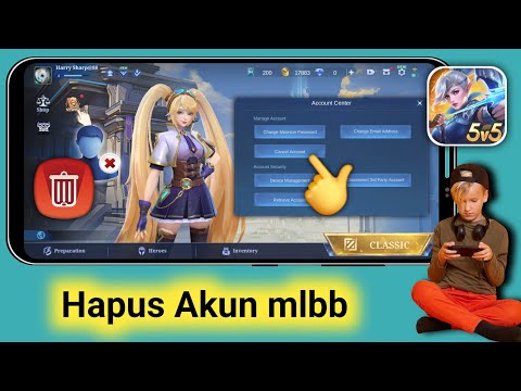 Cara MENGHAPUS AKUN di Mobile Legends | Hapus Akun MLBB Secara Permanen (2025)