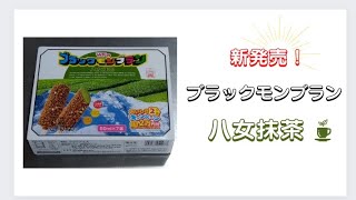 新商品！竹下製菓 ブラックモンブラン 八女抹茶 を食べたよ！