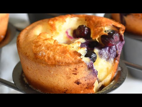 How to Make Blueberry Popovers - Easy Recipe