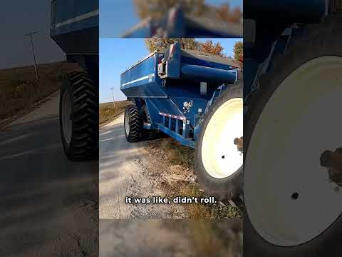 How the New Holland ended up in the ditch… #americaneedsfarmers