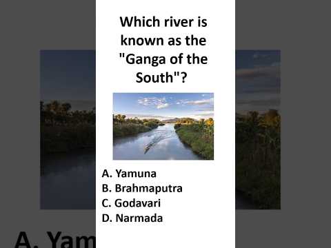 🤔किस River को Ganga Of South ke नाम से जाना जाता है ❓#rrbpharmacist #ssc #gk #pharmacyindia