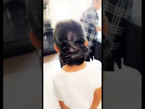 Flower Girl #kidhairstyles  #bridalhairstyle  #eleganthairstyles #updo #longhair #thickhair #fyp