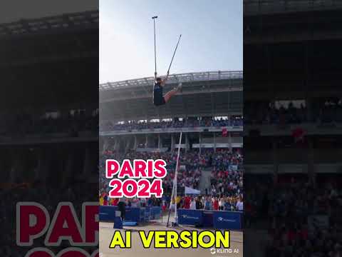 😂 🏅Paris 2024 Olympics through the eyes of AI. Archery, pole vaulting, diving. #olympics #paris