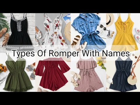 Types of romper dress for girls with names/Short dresses for women girls/Short jumpsuit for women