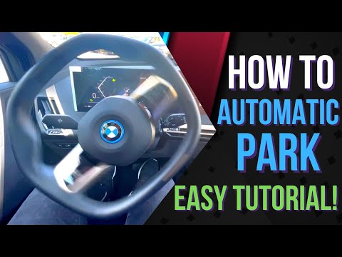 How to Use BMW's AUTOMATIC Parking I Parking Assistant I Self Parking - EASY TUTORIAL!