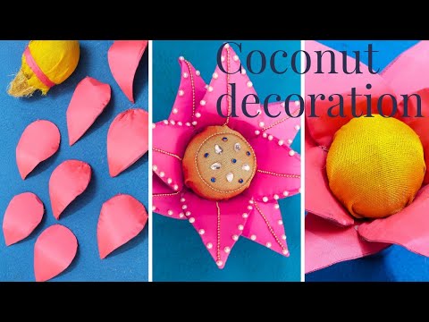 Diy coconut decoration for wedding #lotuscoconut  #diycoconutdecoration #diycrafts #diy