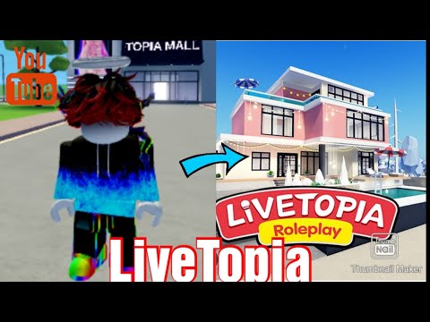 Joguei LiveTopia no Roblox (Melhor cópia do Brookhaven!)