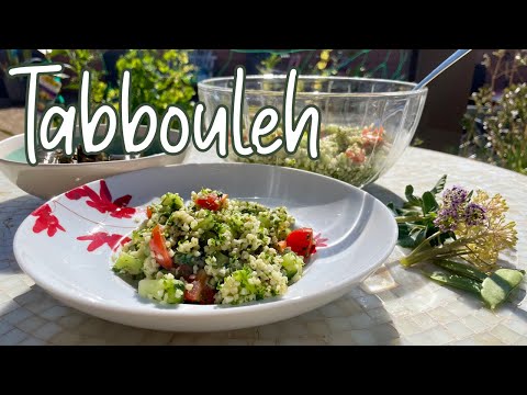 【ヘルシーサラダ】パセリが主役のタブーリを作ろう！目分量オッケー！Let's make Tabbouleh |Healthy Salad| 海外在住｜アメリカ在住｜ヘルシーレシピ｜