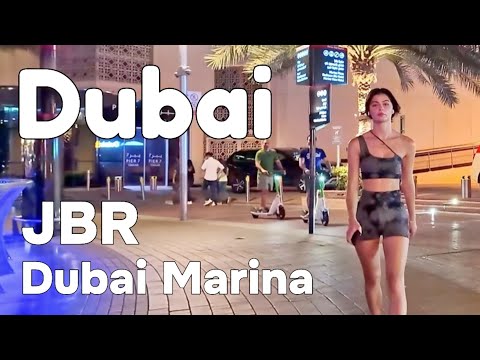 Dubai 🇦🇪 Amazing JBR, Dubai Marina [4K] Walking Tour