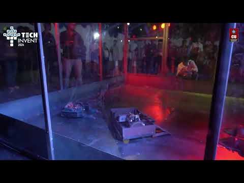 Robo War at CU Tech Invent - Chandigarh University