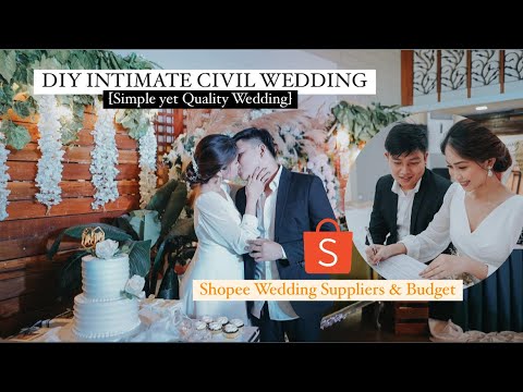 Wedding Suppliers [Intimate Civil Wedding DIY : Budget, Total Cost]