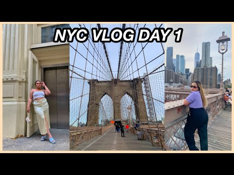 NYC VLOG DAY 1 | VISITING BROOKLYN BRIDGE, SOHO & MORE!