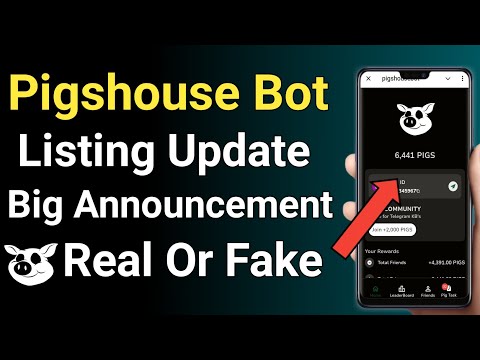 Pigshouse Airdrop listing || Pigshouse Airdrop Withdrawal || Pigshouse telegram bot