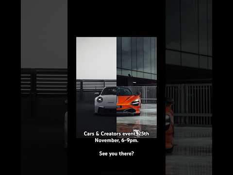 My First Ever Car Photography/Content Creation Event, Cars & Creators (more details on my Instagram)