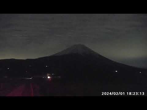 【LIVE】富士ヶ嶺からの日の出ダイヤモンド富士「富士山ライブカメラ」　"mount fuji live camera"