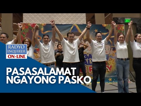 Ex-Manila Mayor Isko Moreno, Chi Atienza, nakisaya sa barangay officials ng lungsod ngayong Pasko