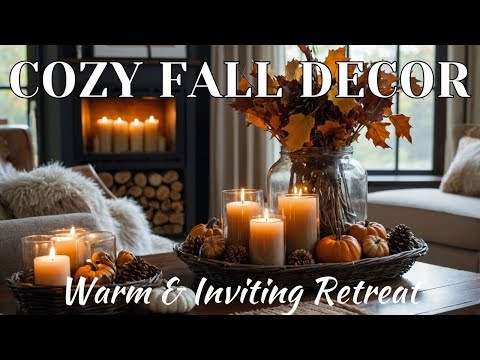 Cozy Fall Decor Ideas | Transform Your Modern Small Space into a Warm & Inviting Retreat