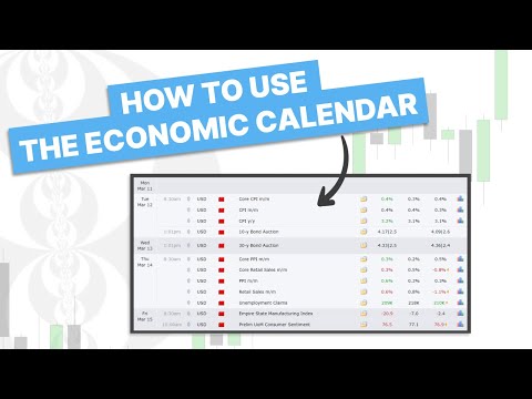 How To Use The Economic Calendar For Trading