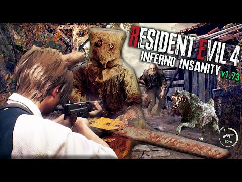 無限ネコミミvs３倍のスピードで敵が大量に襲ってくる最狂バイオRE4 ＃１【Resident Evil ４ INFERNO INSANITY V1.73】