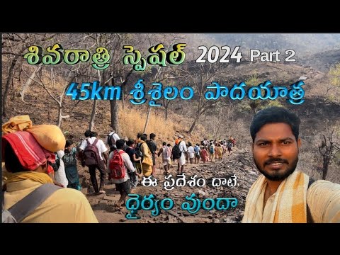 Srisailam Padayatra 2024 Part 2|Venkatapuram To Srisailam Padayatra|45km శ్రీశైలం పాదయాత్ర పార్ట్ 2