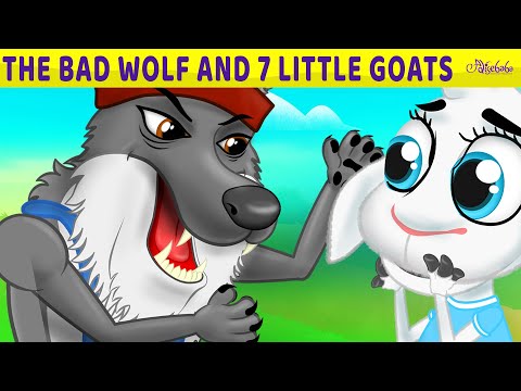 The Bad Wolf And The Seven Little Goats - Back To School | Bedtime Stories for Kids in English