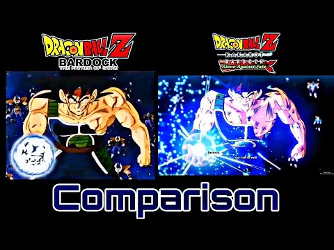 Frieza Destroys Planet Vegeta Scene - DBZK DLC 4 & DBZ Bardock TV Special - Side by Side Comparison