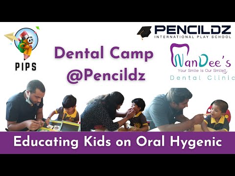 Educating kids on Oral hygienic | Dental camp | pencildz