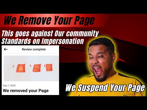 We Remove Your Page | We Suspend Your Page | Community Standards on Impersonation