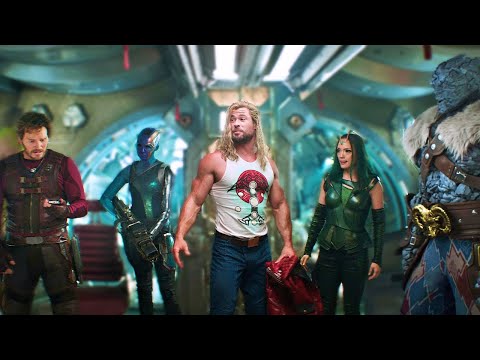 Thor Meets Guardians Of The Galaxy - Thor Love And Thunder Movie Clip HD