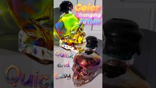 How to Make a Color Changing Potion -Quick and Easy #artsandcrafts #diy #potion