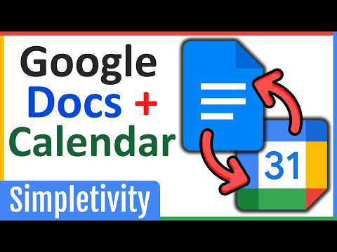 Connect Docs to Google Calendar like THIS! (Meeting Notes)