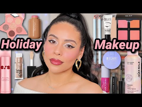 EASY HOLIDAY MAKEUP ✨💋 (2 Lip Combos + Favorite Products)