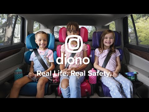 Diono® Connect3® | The Original 3-Across Booster Seat | Real Life. Real Safety.