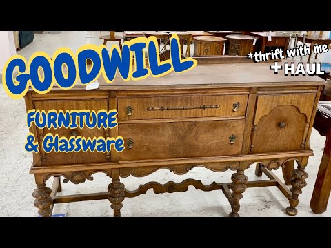 Goodwill THRIFT WITH ME || GW FURNITURE || home decor - YouTube