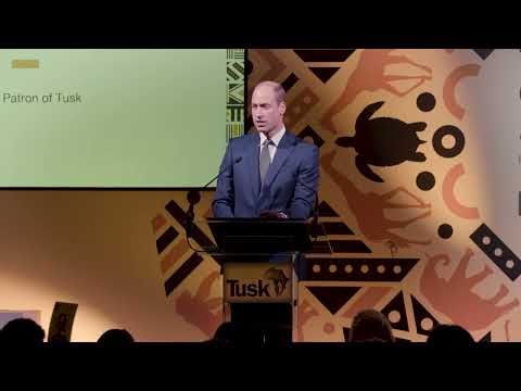 The Prince of Wales speaks at the 2023 Tusk Conservation Awards