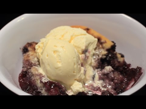 How to make Fresh Blueberrie Cobbler ~ Easy ~ Yum!