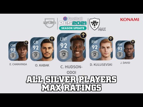 PES 2021 | ALL BEST 208 SILVER BALL PLAYERS OFFICIAL MAX RATING | Ft. J. DAVID