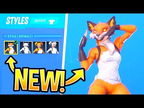 LEAKED! EMOTES with *FOX TEAM LEADER* Skin in Fortnite! (Selectable styles, CONCEPT..!)