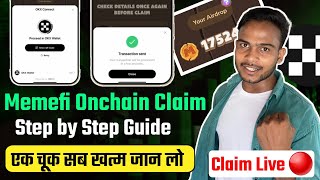 MemeFi Onchain Claim Live Guide || Memefi Withdrawal Soon on Sui || Memefi Withdrawal Updates