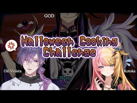 【HANDCAM】HALLOWEEN COOKING CHALLENGE w/ Uki & ...?【NIJISANJI EN | Kotoka Torahime】